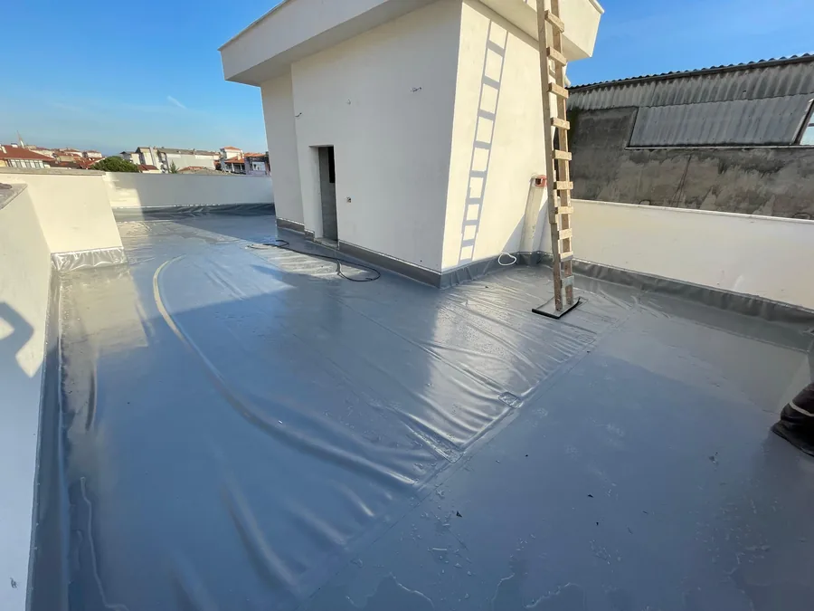 Teras çatı membranı, baca ve parapet dönüşleri